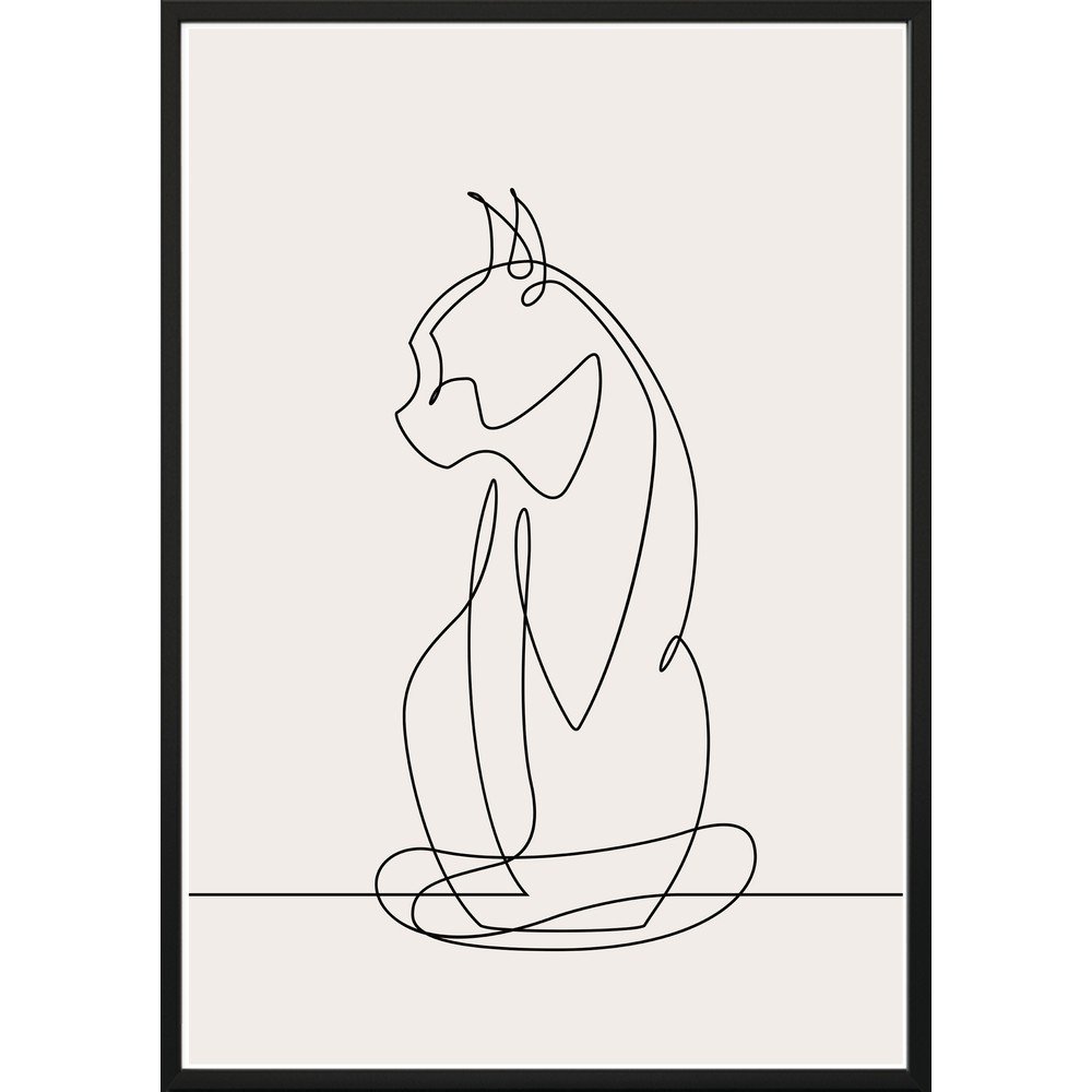 Kép 70x50 cm Sketchline Cat – DecoKing