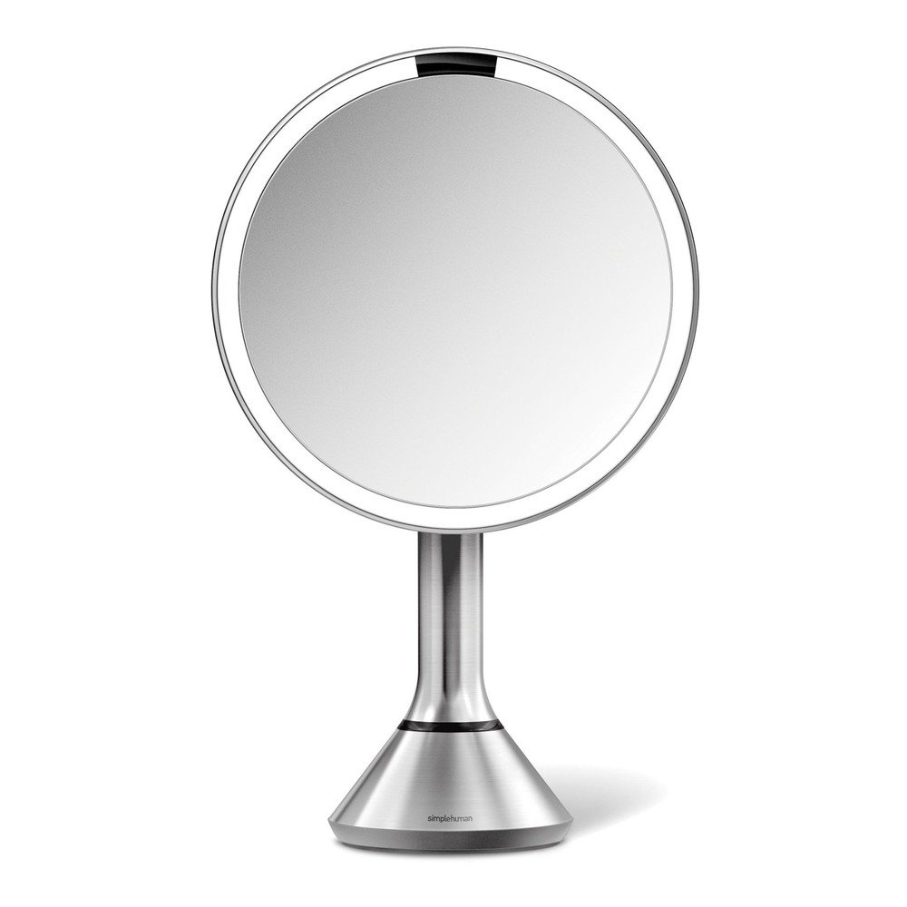 Kozmetikai tükör világítással-nagyítós (ötszörös) ø 20 cm Sensor – simplehuman