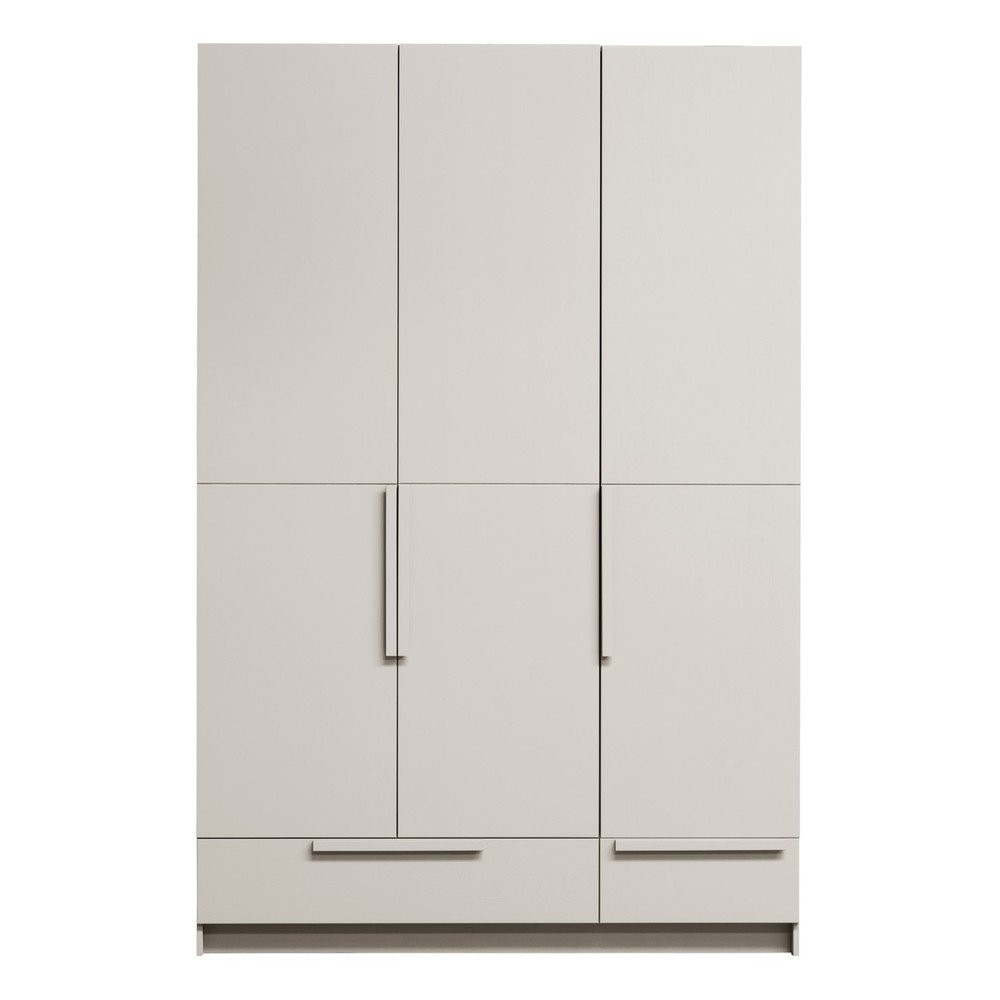 Krémszínű borovi fenyő moduláris szekrény 142x215 cm Pure – WOOOD