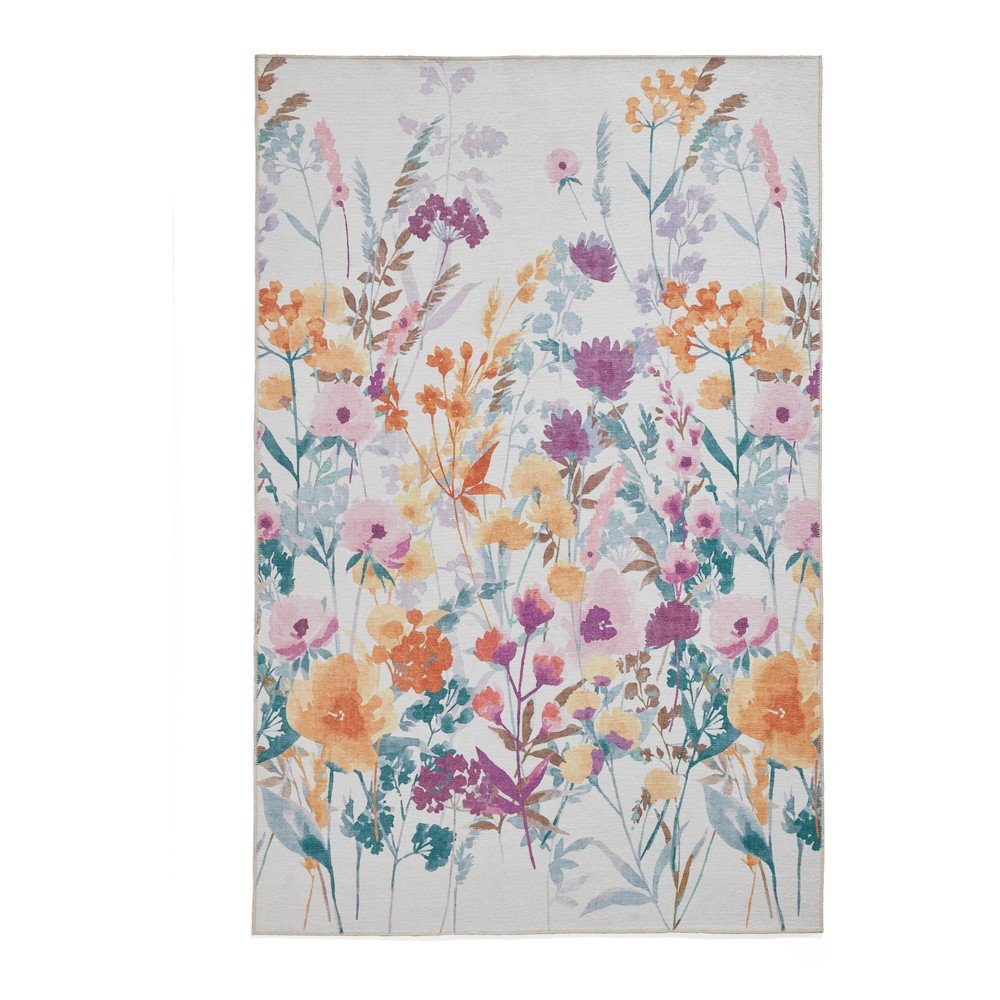 Sárga mosható futószőnyeg 61x170 cm Country Floral – Catherine Lansfield