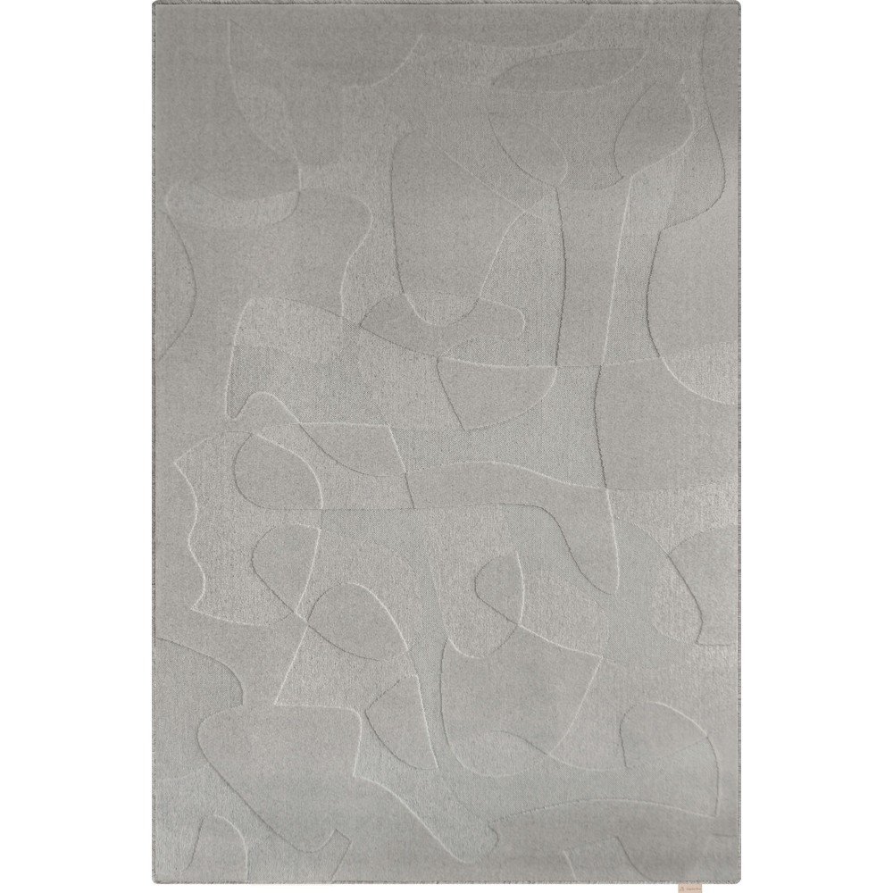 Szürke gyapjú szőnyeg 160x230 cm Morphic Botanica – Agnella
