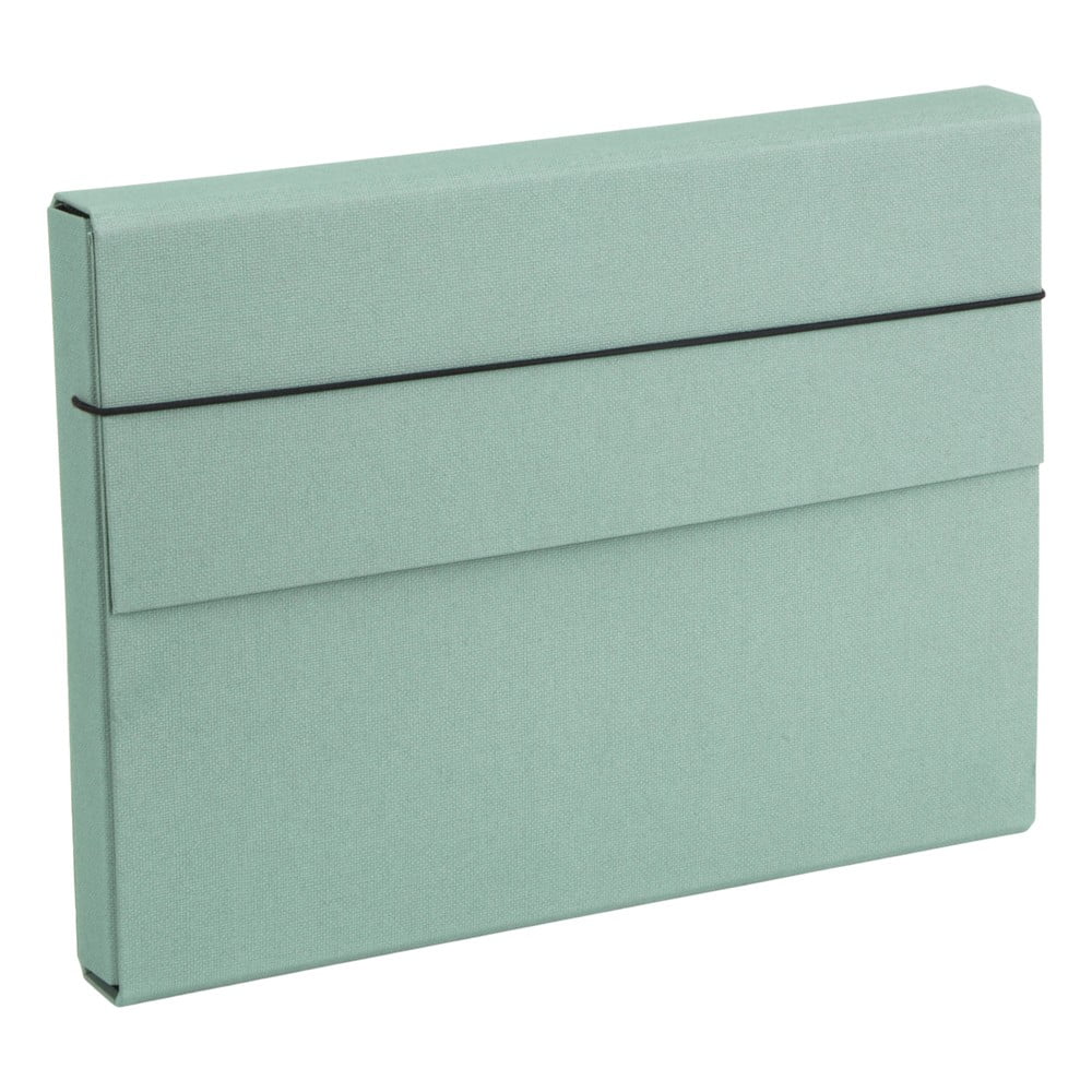 Zöld karton rendszerező Olof Canvas Paper Laminate – Bigso