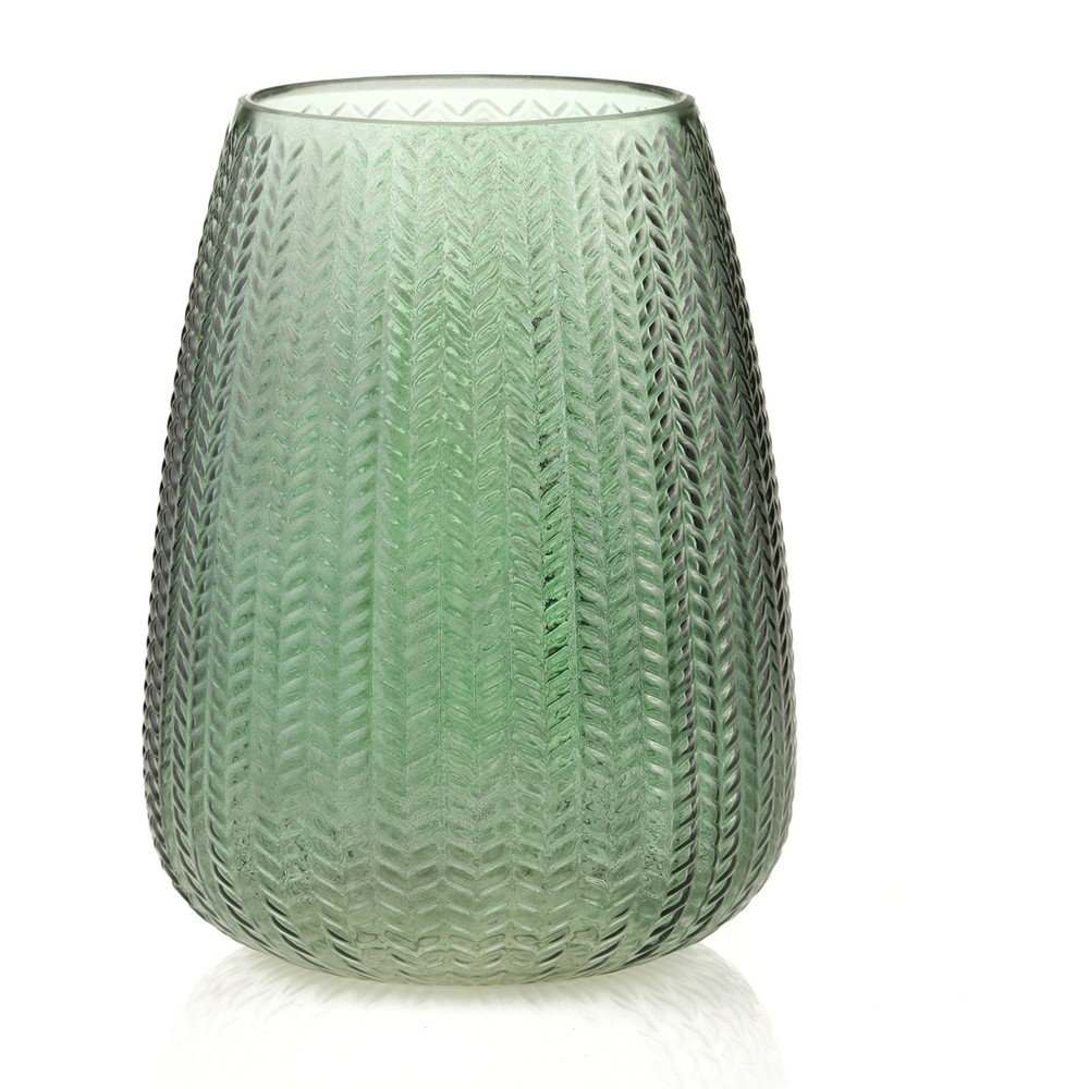 Zöld üveg váza (magasság 24 cm) Sevilla – Restilo