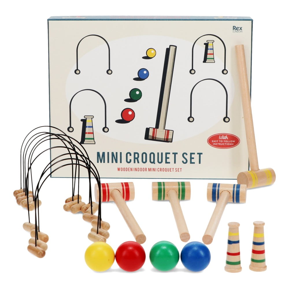 Asztali krokett Mini Croquet Set – Rex London