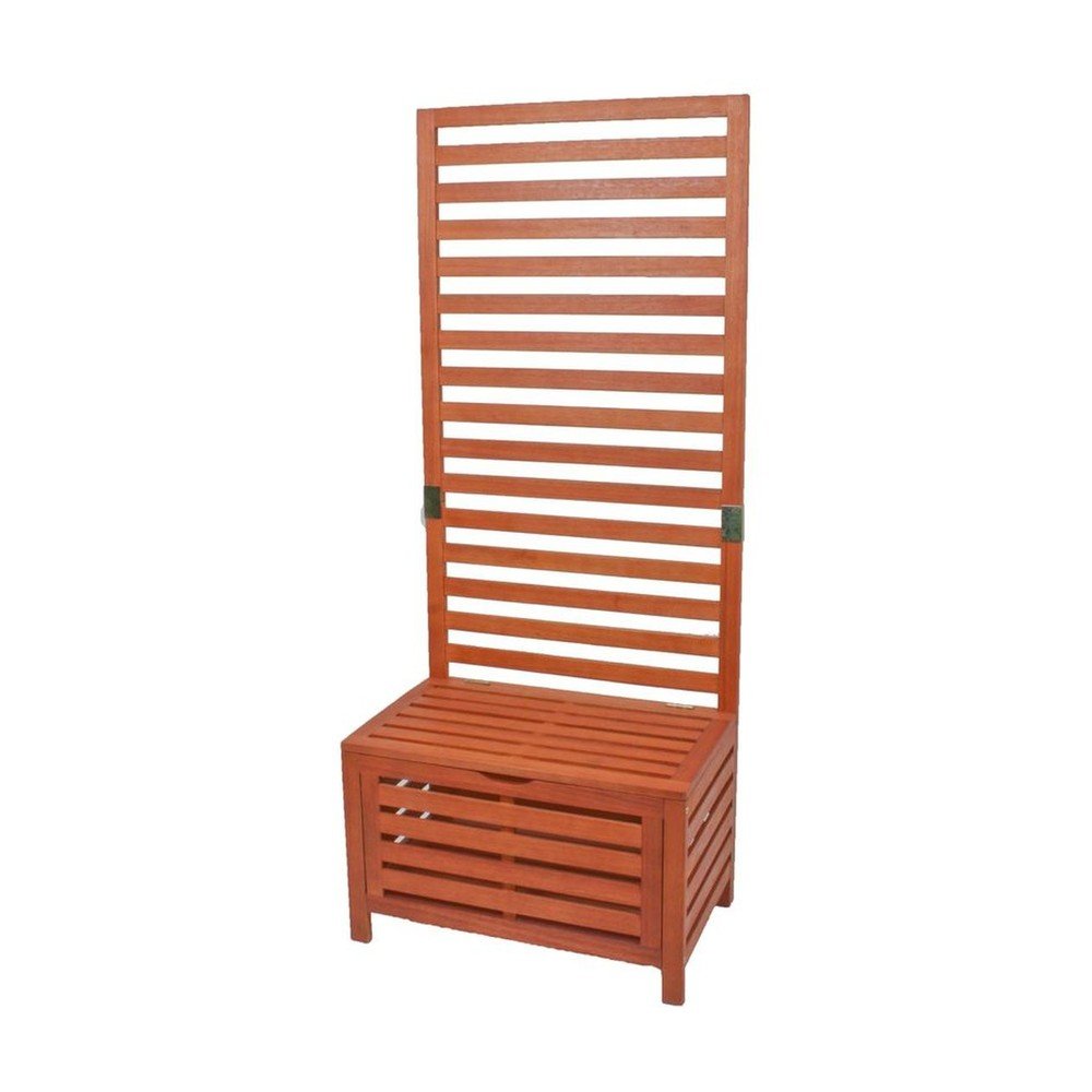 Barna tömörfa kerti pad Concord – Garden Pleasure