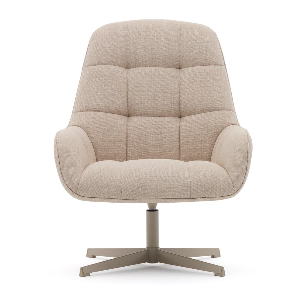 Bézs forgó fotel Jaspe – Kave Home