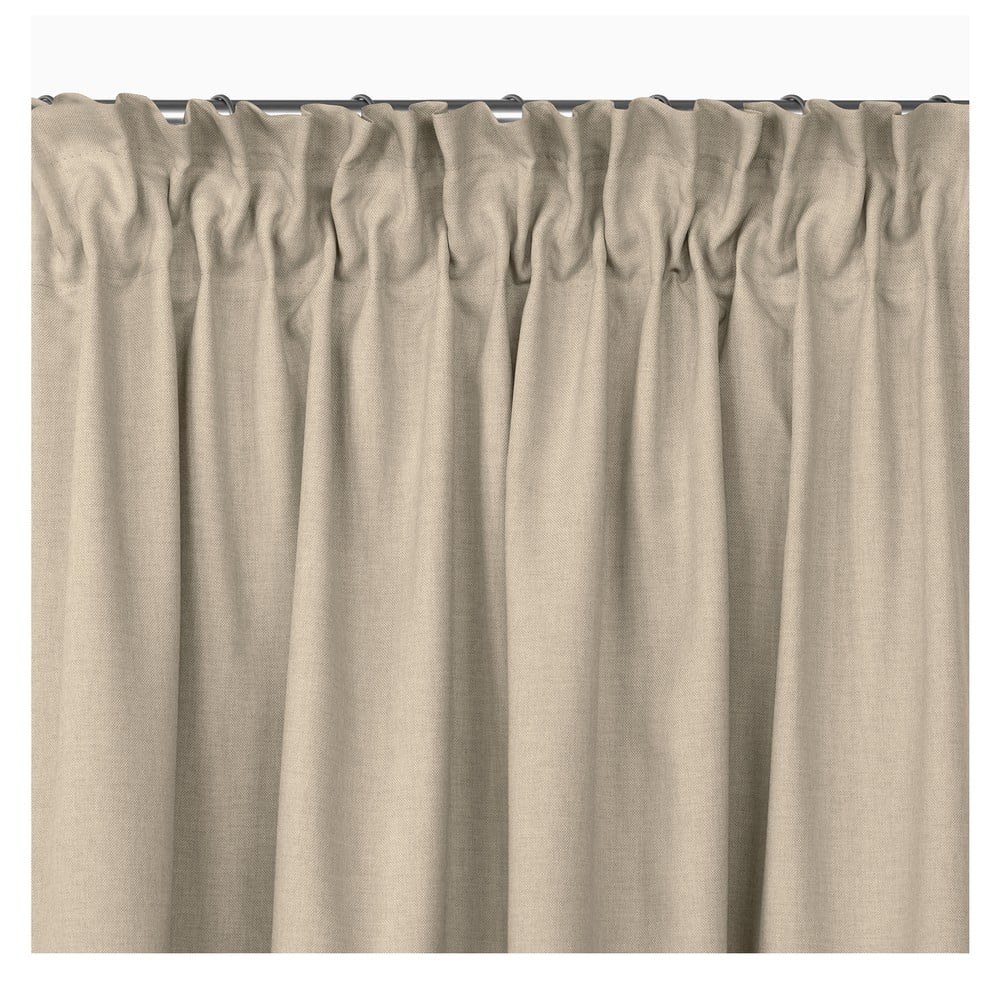 Bézs függöny 220x245 cm Carmena – Homede