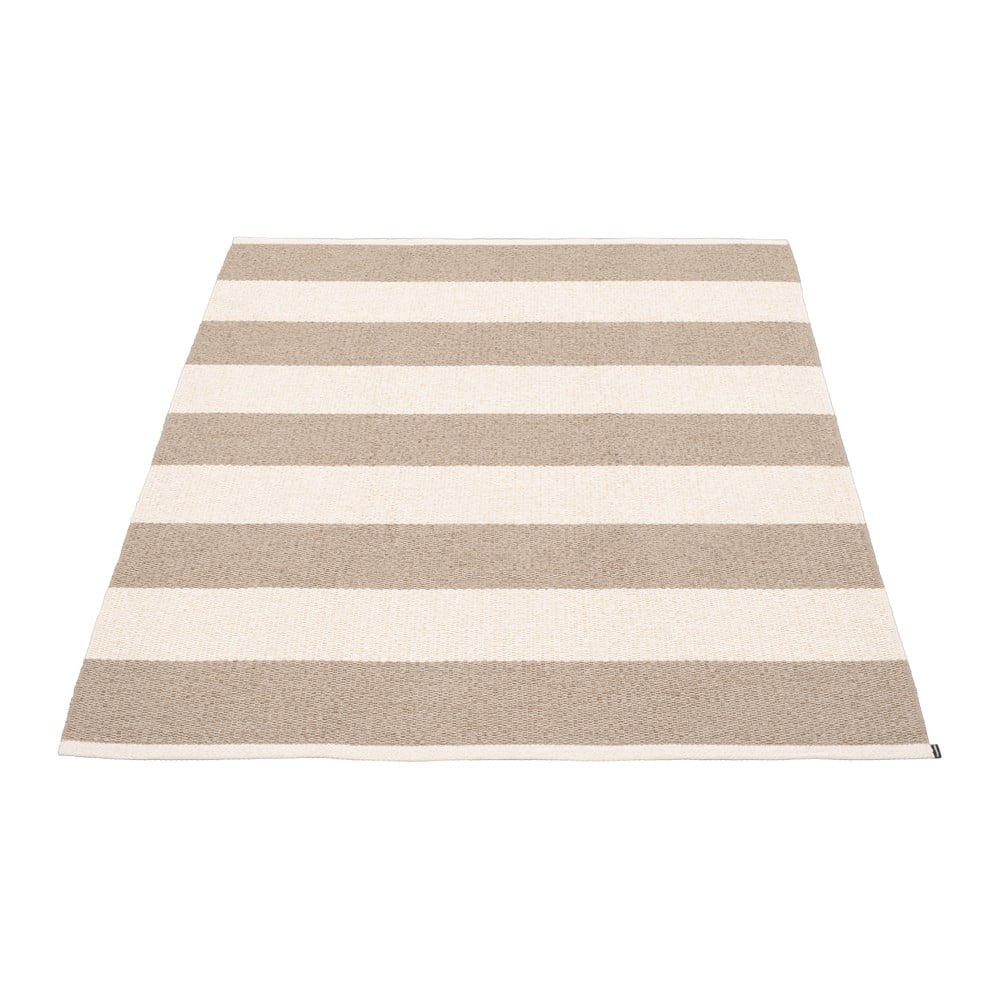 Bézs-krémszínű kültéri-beltéri szőnyeg 140x180 cm Bob Mud Vanilla – Pappelina