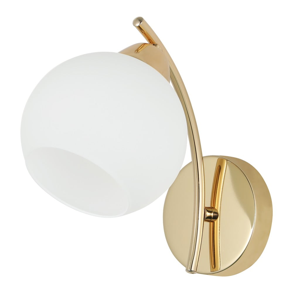 Fehér-aranyszínű fali lámpa Amos – Candellux Lighting