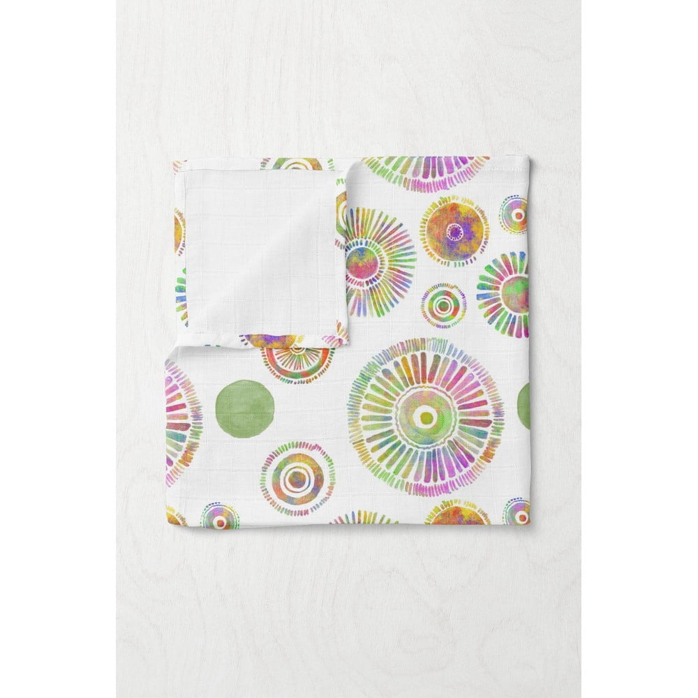 Fehér muszlin gyerek takaró 75x100 cm Maya – Mijolnir