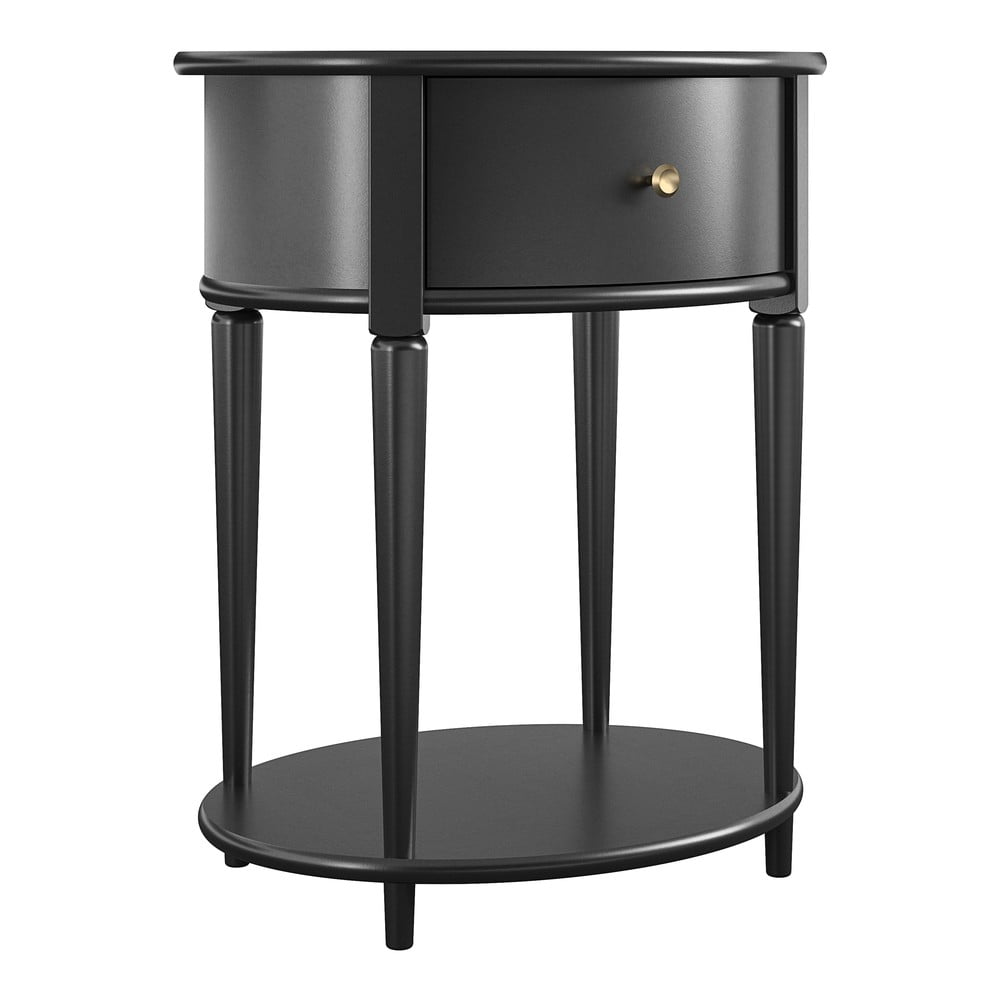 Fekete éjjeliszekrény Aurora – Støraa