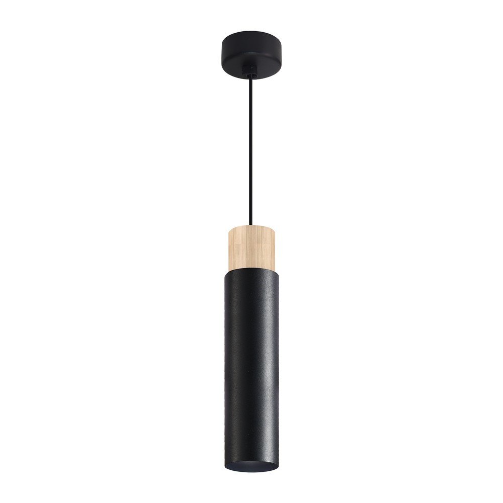 Fekete függőlámpa fém búrával Claro – Candellux Lighting
