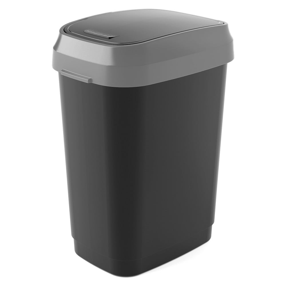 Fekete szemetes 25 l Dual Swing Bin M – KIS