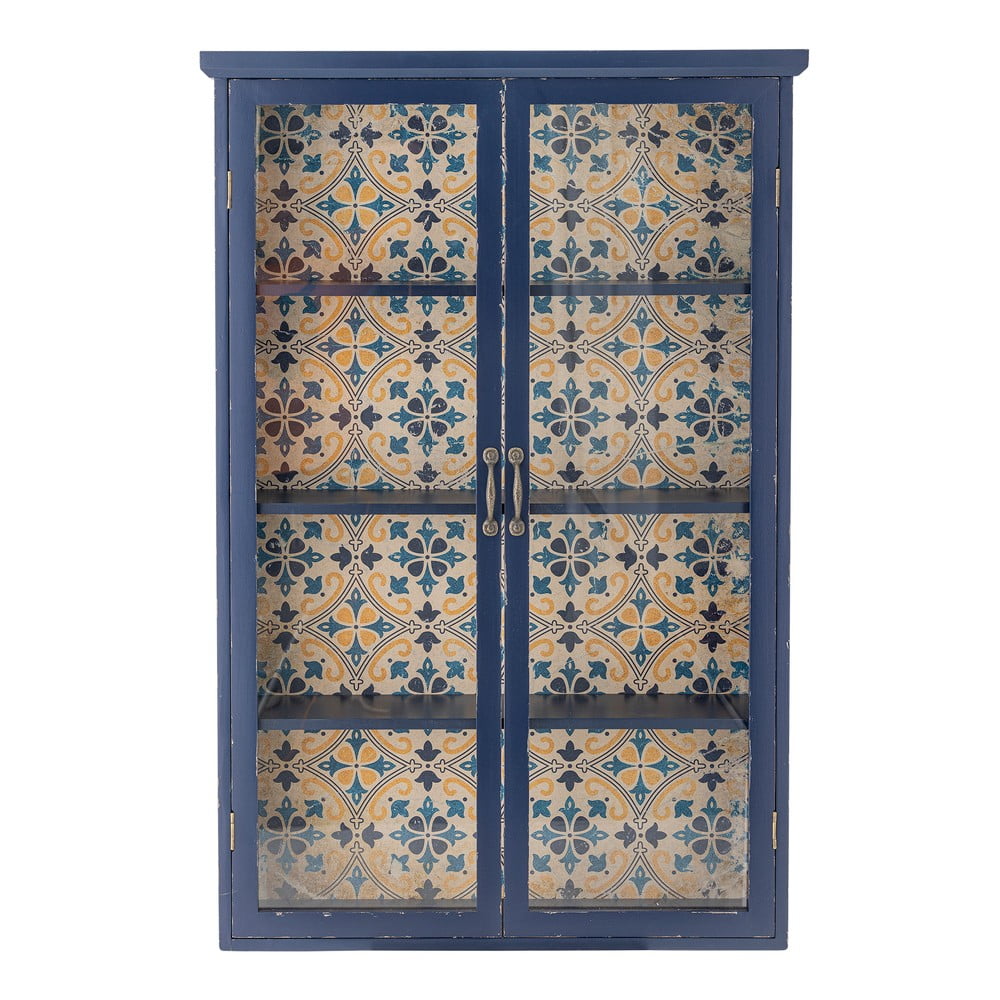 Kék jegenyefenyő tálalószekrény 81x122x22 cm Hazem – Bloomingville