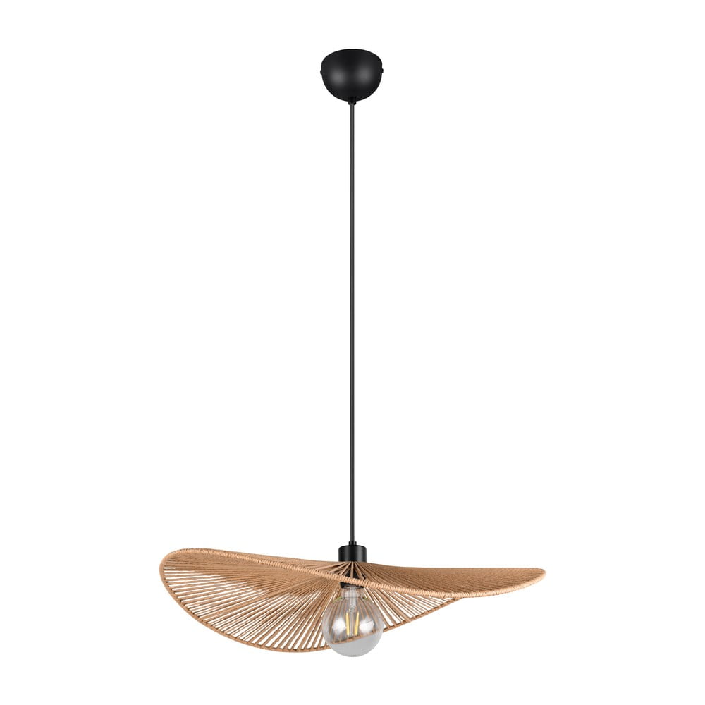 Matt fekete függőlámpa ø 58 cm Laurine – Trio