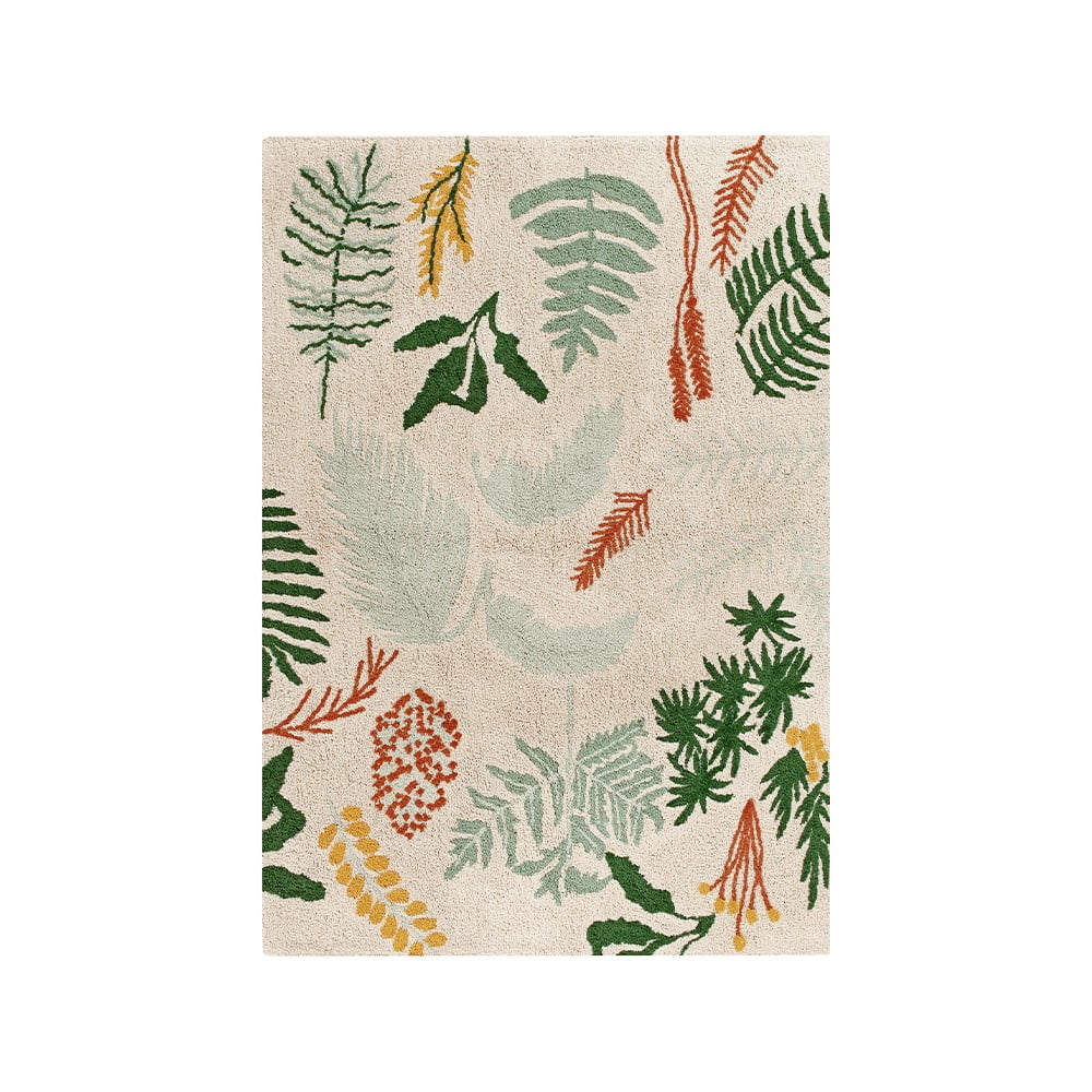 Mosható kézi szövésű pamut gyerek szőnyeg 140x200 cm Botanic Plants – Lorena Canals