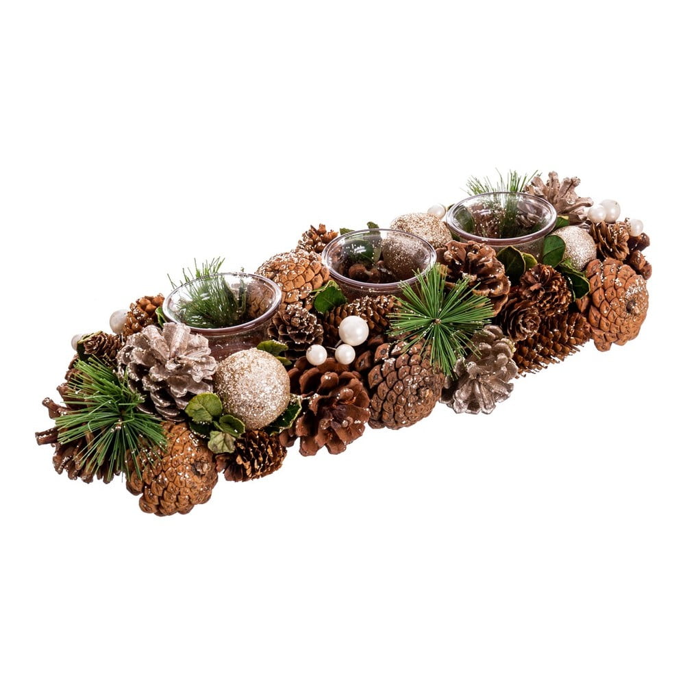 Műanyag-üveg gyertyatartó – Casa Selección