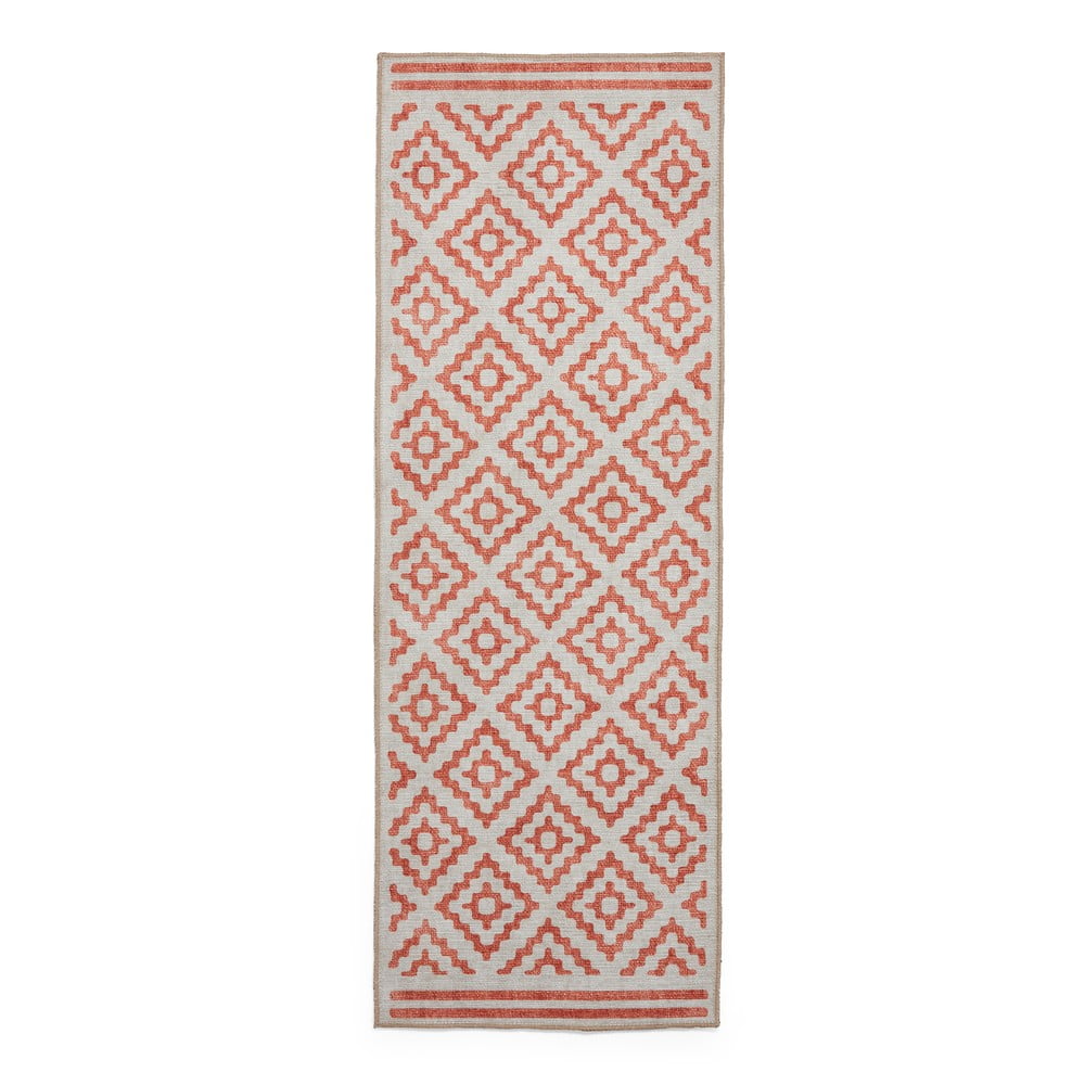 Narancssárga mosható futószőnyeg 61x170 cm Coral Orange – Think Rugs