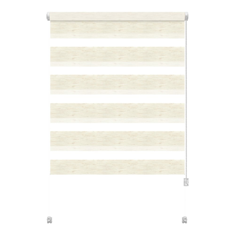 Natúr színű nappali-éjszakai roló 80x150 cm Zebra Silvalin – Gardinia