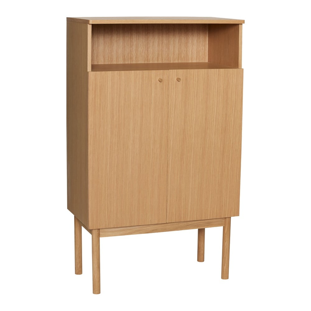 Natúr színű szekrény tölgyfa dekorral 80x135x42 cm Ulterior – Hübsch