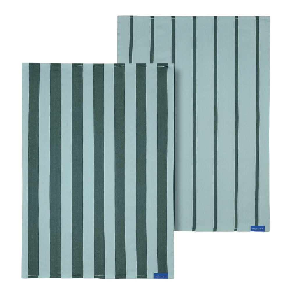 Pamut konyharuha szett 2 db-os 50x70 cm Stripes – Mette Ditmer Denmark