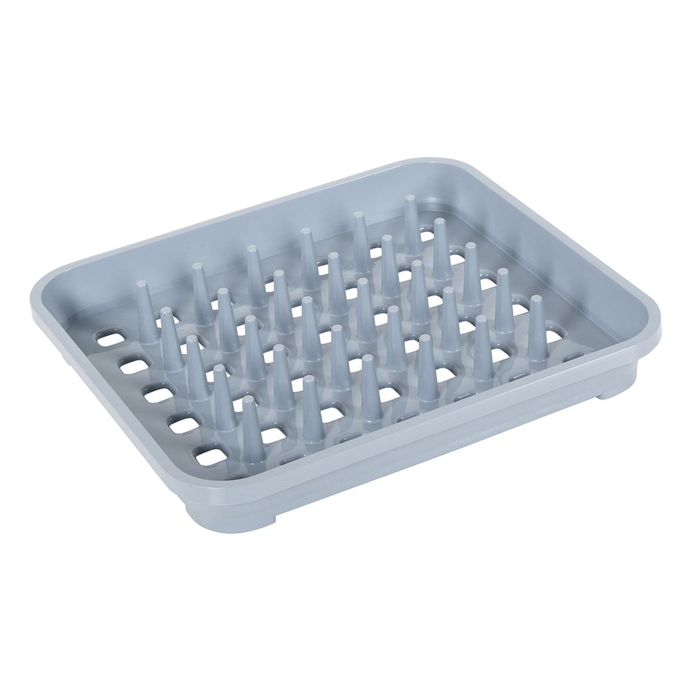 Szürke műanyag edényszárító 38x33