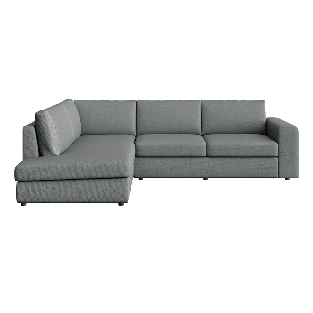 Szürke sarokkanapé (bal oldali-L alakú) Baga – Rodier