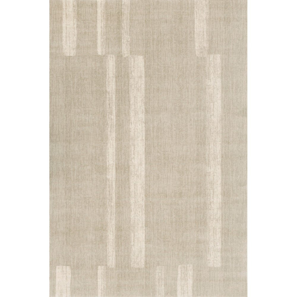 Szürkésbézs gyapjú szőnyeg 200x300 cm Agnus Brush Lines – Agnella
