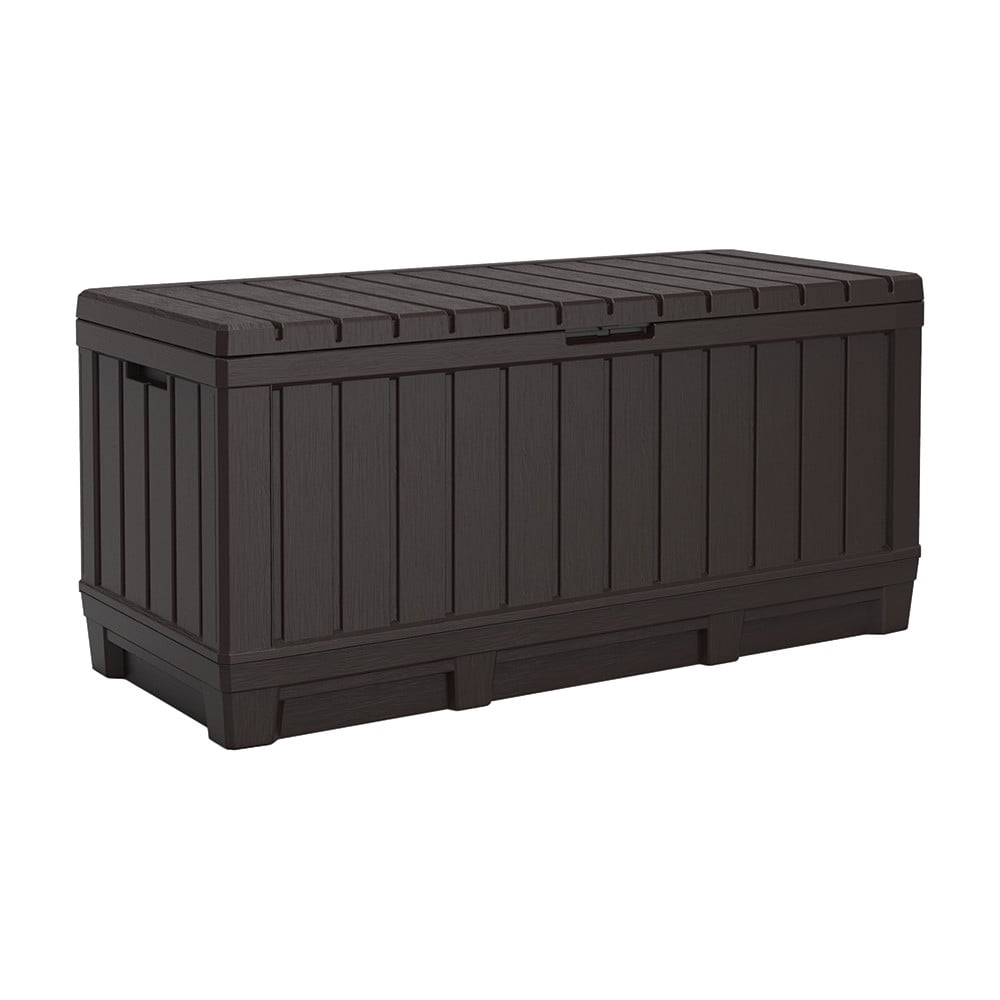 Barna műanyag kerti tárolódoboz Kentwood – Keter