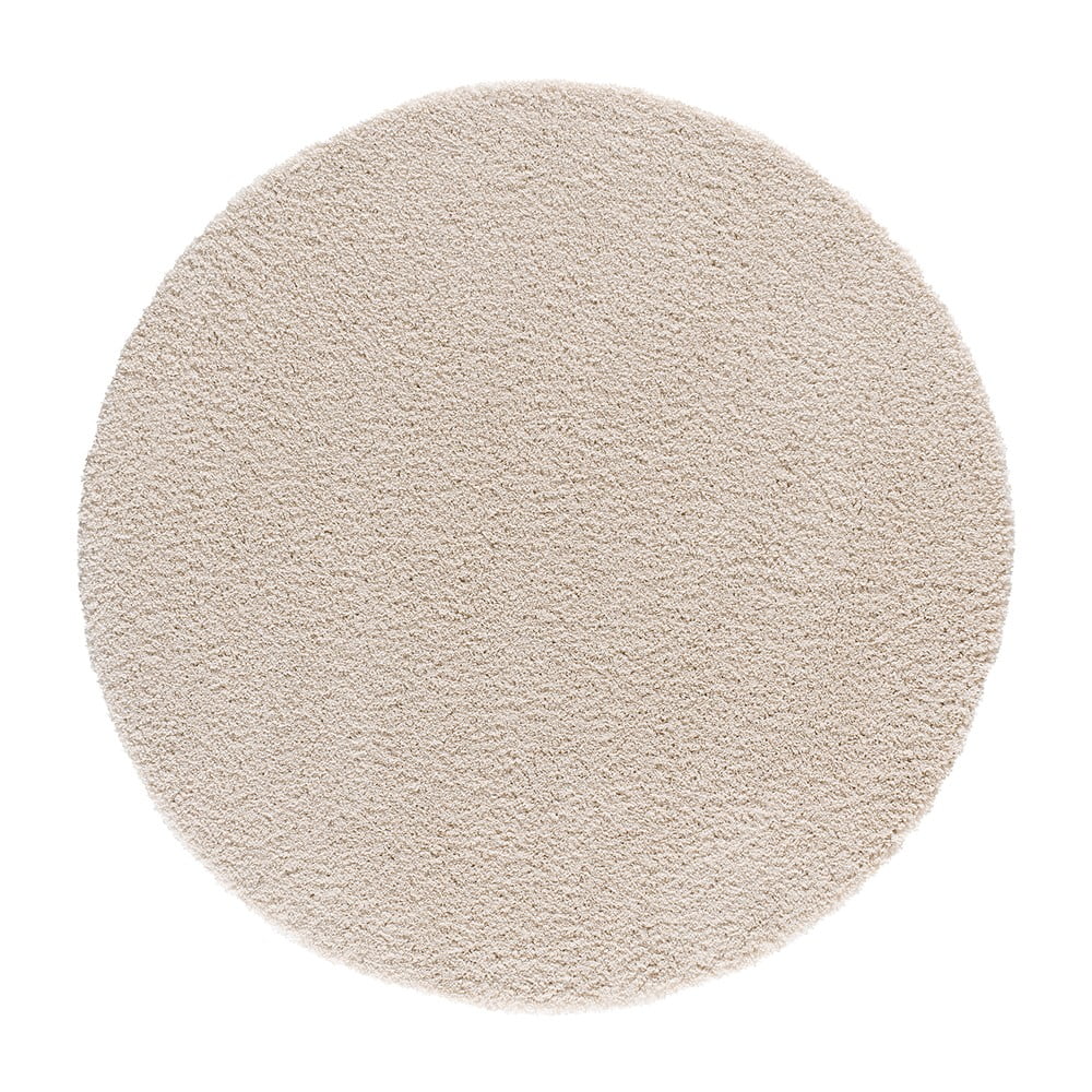 Bézs kerek szőnyeg ø 130 cm Norge – Universal