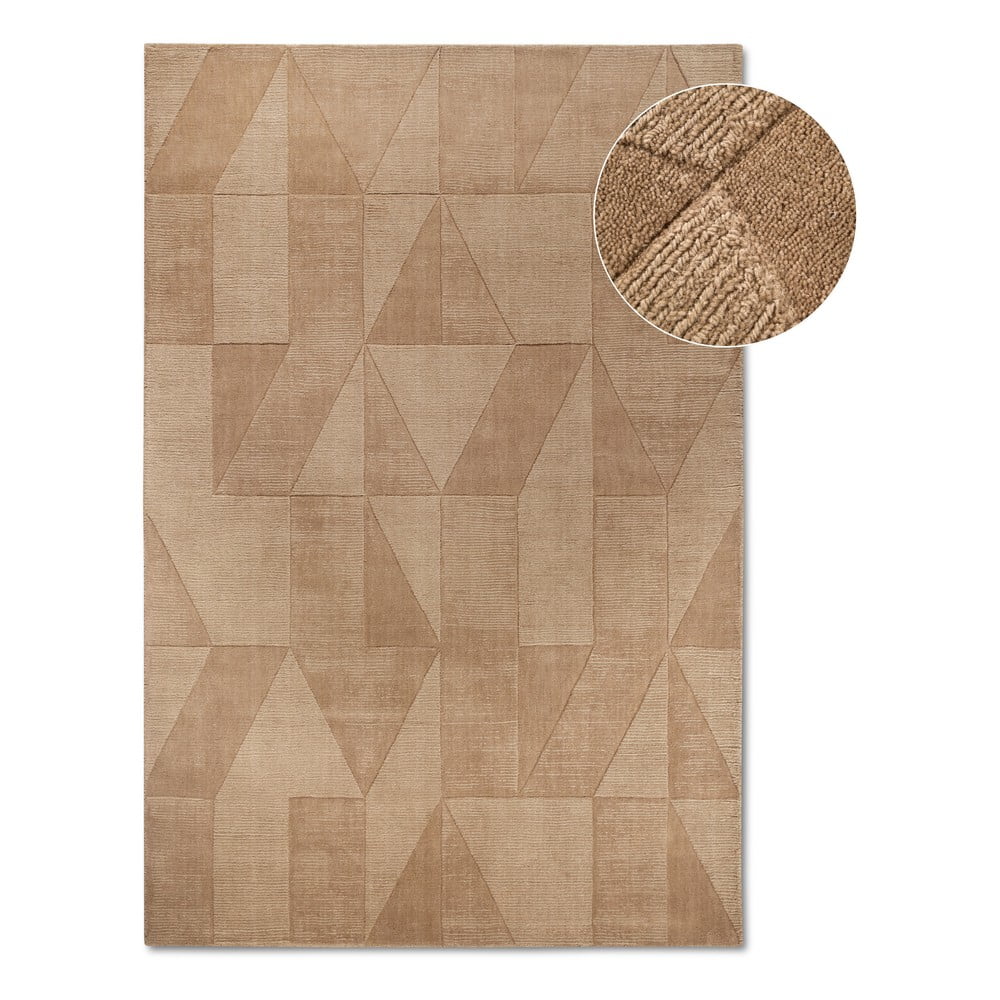 Bézs kézi szövésű gyapjú szőnyeg 190x280 cm Ursule – Villeroy&Boch