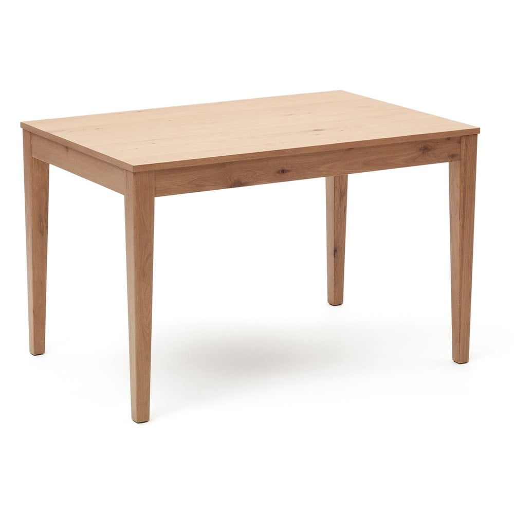 Bővíthető étkezőasztal hosszabbító asztallappal tölgyfa dekorral 80x120 cm Yain – Kave Home