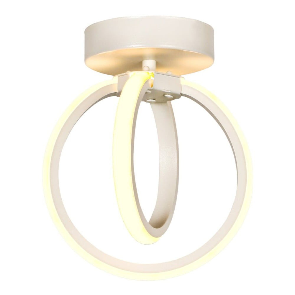 Fehér fém LED mennyezeti lámpa Sezen – Squid Lighting