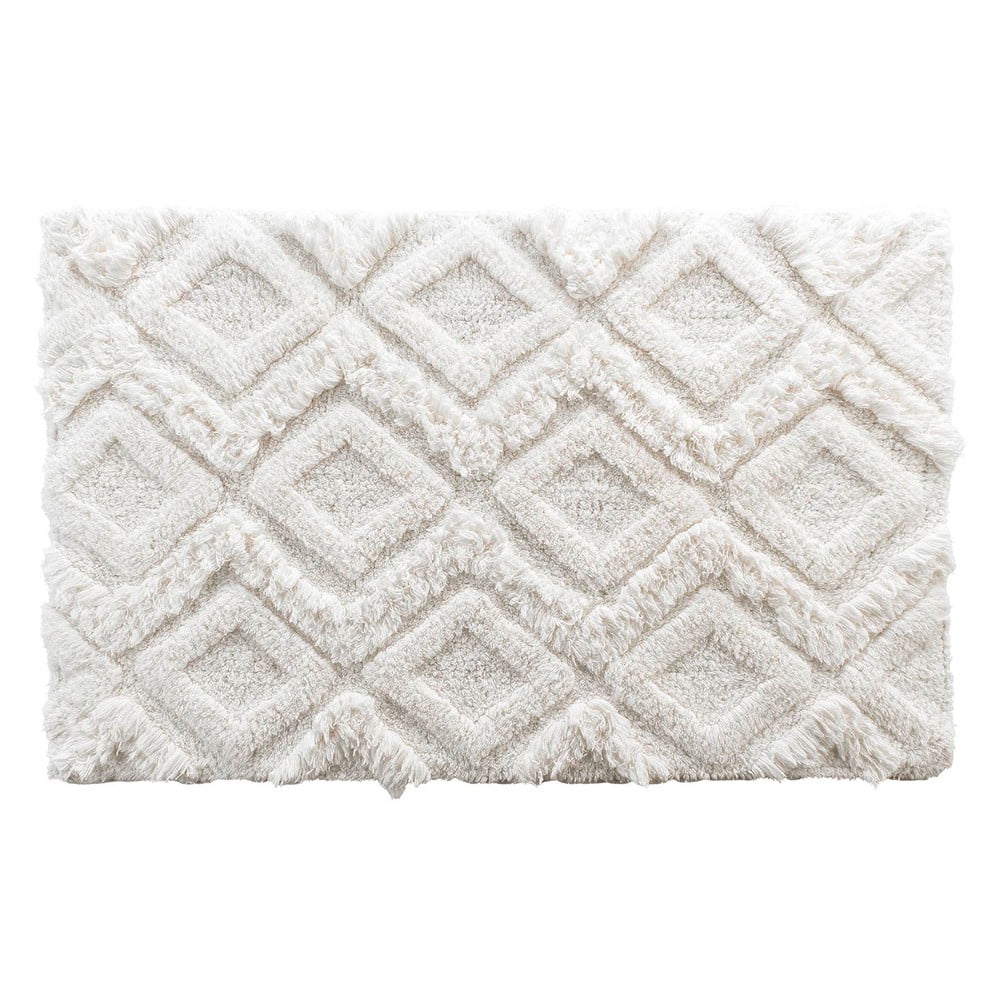 Fehér fürdőszobai kilépő 50x80 cm Ikatis – douceur d'intérieur