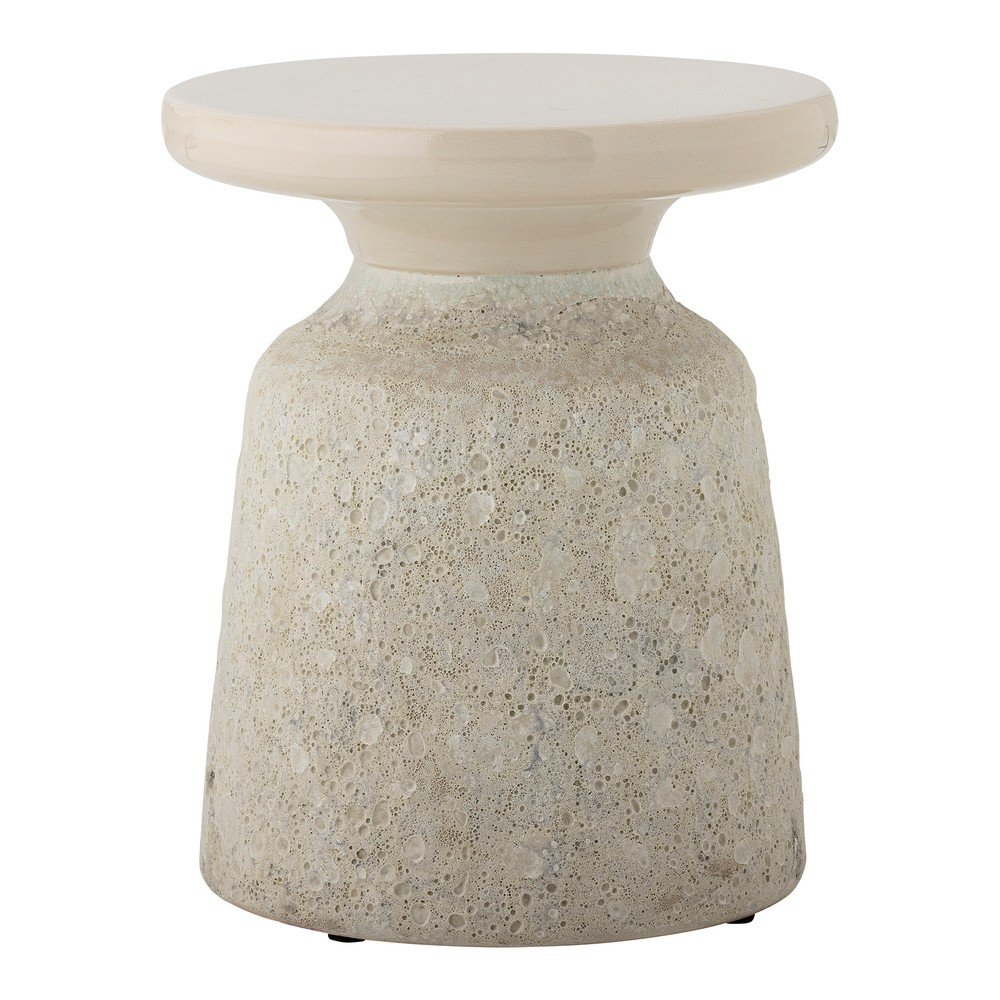 Kerámia kerek tárolóasztal ø 42 cm Solana – Bloomingville