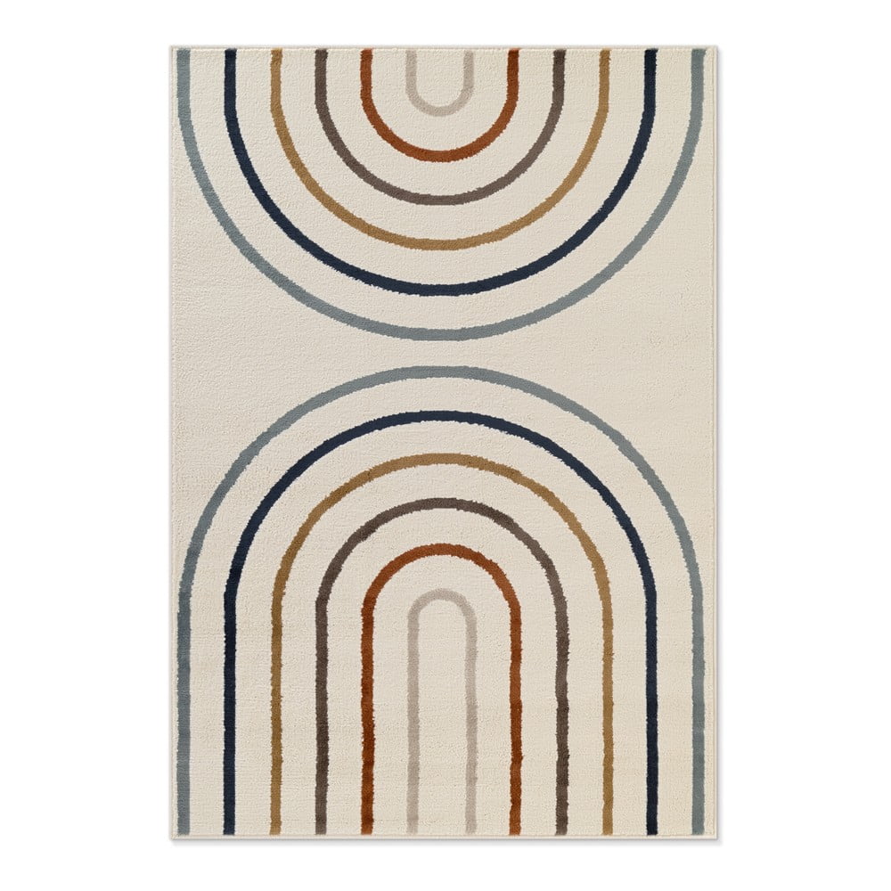 Krémszínű gyerek szőnyeg 120x170 cm Double Rainbow – Hanse Home