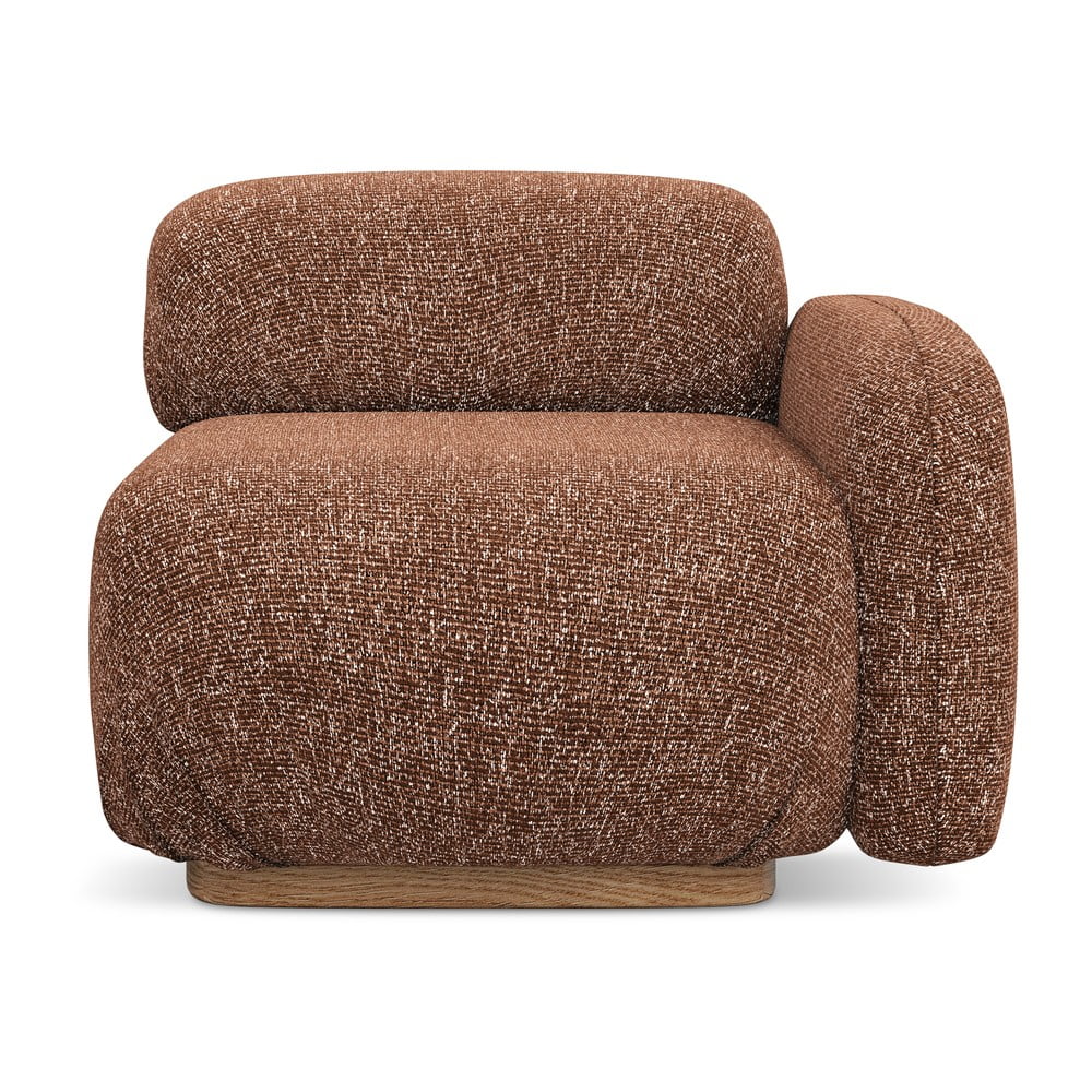 Narancssárga-barna kanapé modul (jobb oldali) Ailani – Makamii