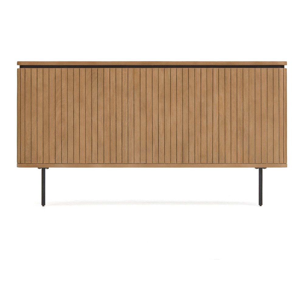 Natúr színű mangófa ágytámla 180x95 cm Licia – Kave Home