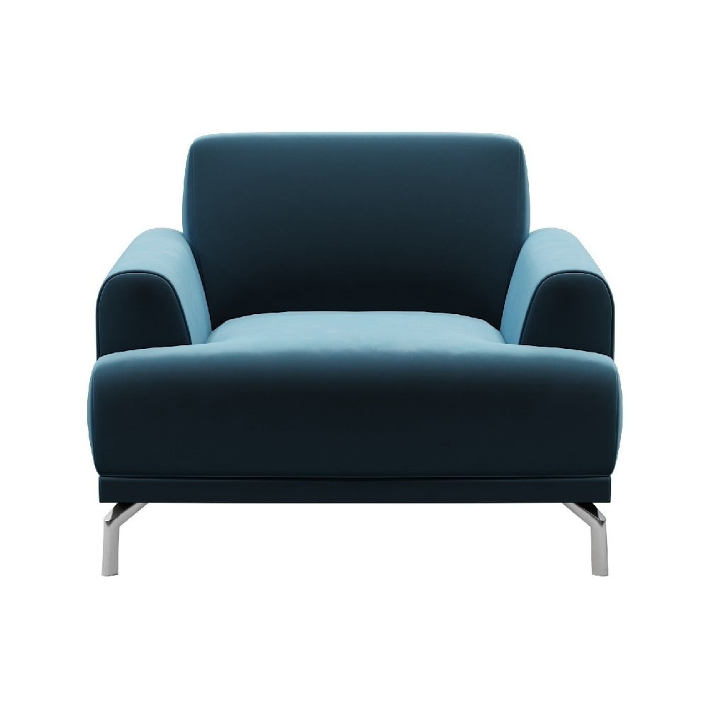 Puzo kék bársonyfotel - MESONICA