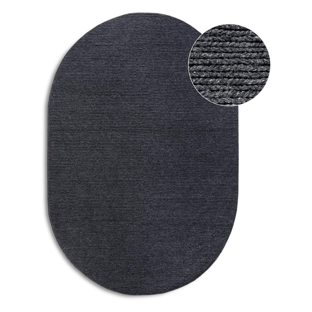 Sötétszürke kézi szövésű gyapjú szőnyeg 160x230 cm Francois – Villeroy&Boch