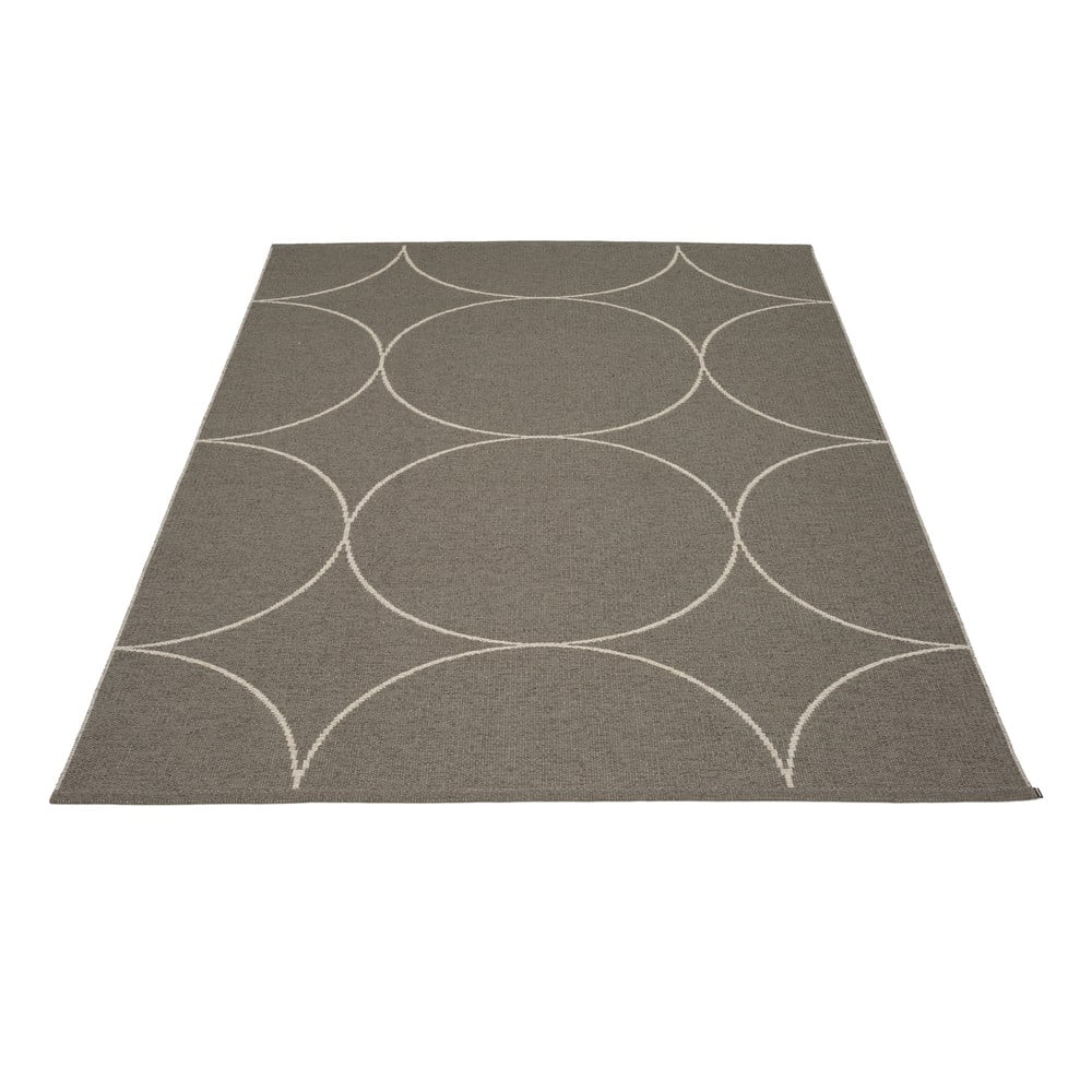 Sötétszürke kültéri-beltéri szőnyeg 180x275 cm Boo Charcoal Linen – Pappelina