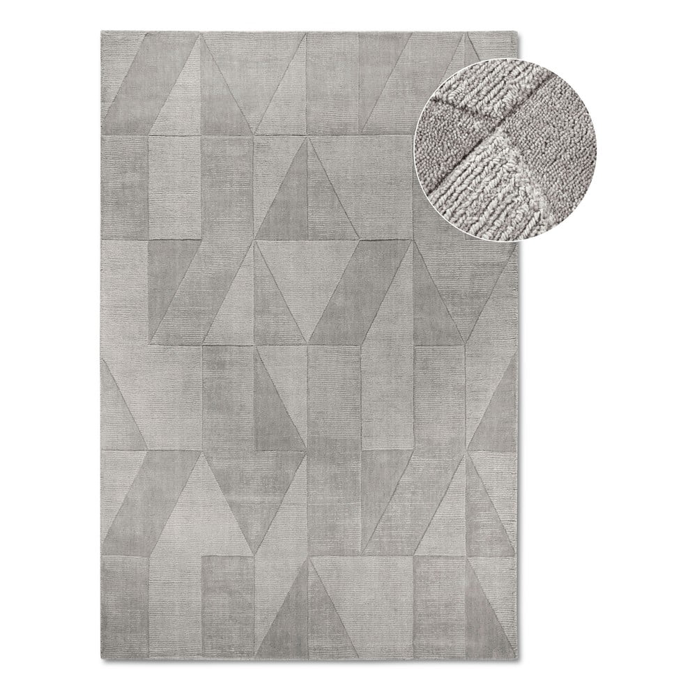 Szürke kézi szövésű gyapjú szőnyeg 190x280 cm Ursule – Villeroy&Boch