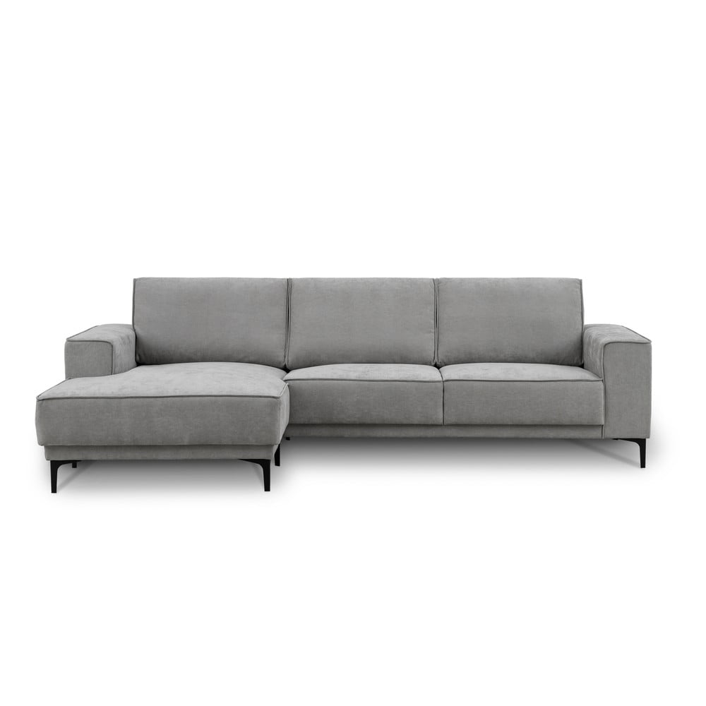 Szürke sarokkanapé (bal oldali-heverő résszel) Copenhagen – Scandic
