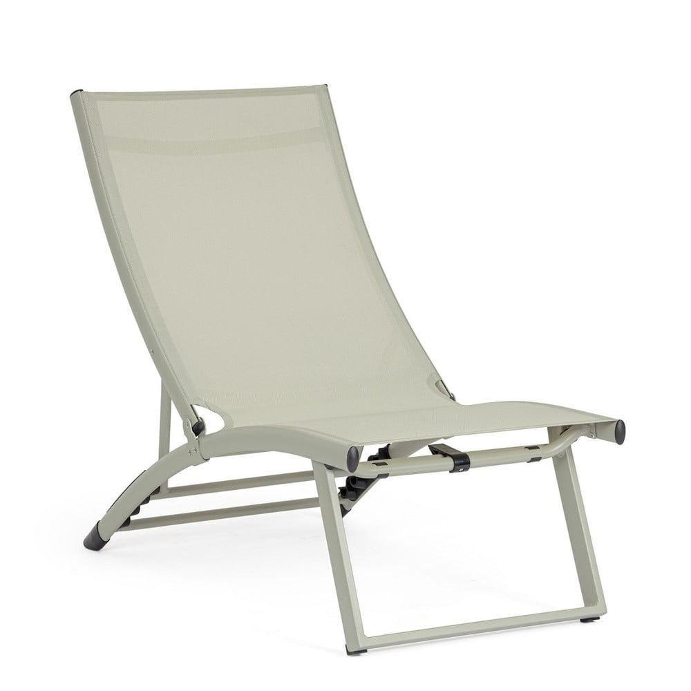 Szürkésbarna fém kerti napozóágy Taylor   – Bizzotto