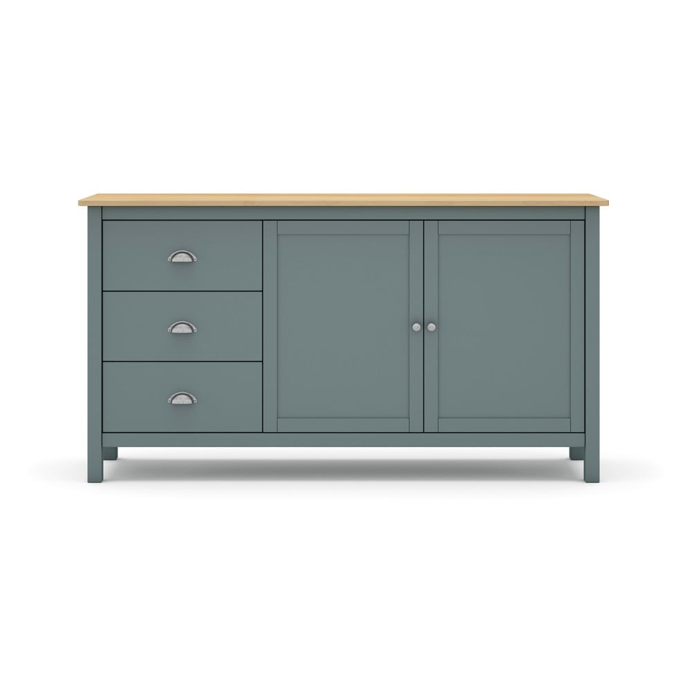 Szürkészöld borovi fenyő komód 150x80x40 cm Misti – Marckeric