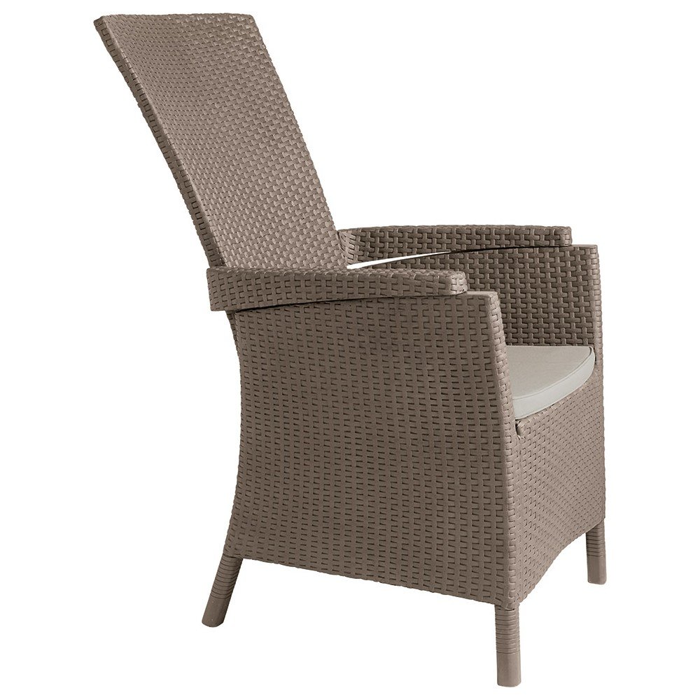 Világosbarna műanyag kerti fotel Vermont – Keter